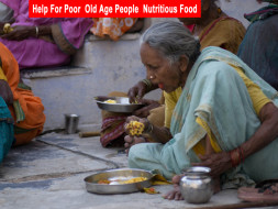 Help For Poor Old Age People Provide Nutritious