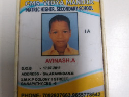 Raise fund for Avinash's studies