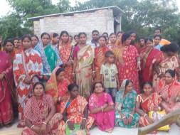 Sewing Machine for Tiger Victim Widows Women of proper Sundarban