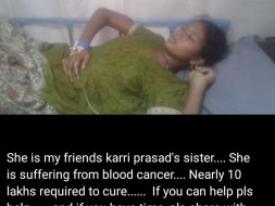 Help Revathi Fight With Cancer