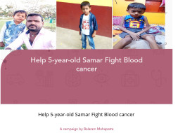 Help 5-year-old Samar Fight Blood cancer