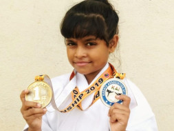 Help Arinjita the 10 year old Karate Girl win medals for India