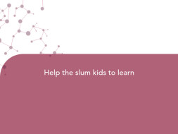 Help the slum kids to learn
