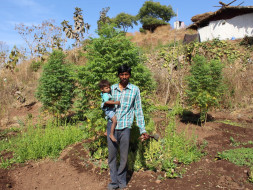 Gift vegetable gardens to 120 families with malnourished children.