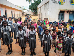 School uniform for underprivileged and specially abled children