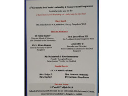 Universal Signers Association of the Deaf , Karnataka Deaf youth forum