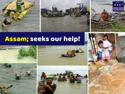 Give It To Assam Flood Victims.