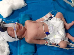 Help Sandra and her 7-month-old baby survive