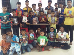 They deserve celebrations too. Durga Pujo with Ashram Kids.