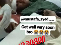 Support Mustafa To Recover!