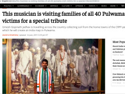 U.G. Jadhav’s journey to Pulwama with an earthy tribute to Martyr