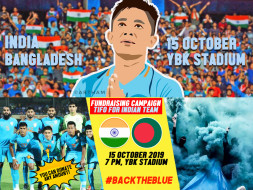 Tifo for INDIA vs BANGLADESH Match