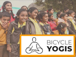 Bicycle Yogis: Support free Yoga for village schools across India