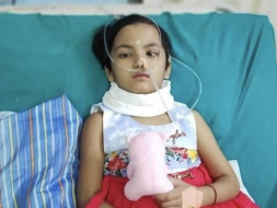 8 yrs old Gungun struggling for survival with her Brain Tumor