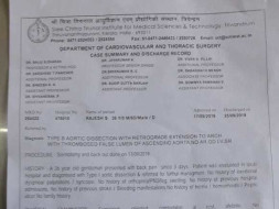 Support Rajesh to emergency treatment