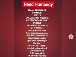 Help Emmanuel To Get Recovered From An Accident
