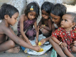 Donate a food to underprivileged poor and homeless child