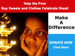 Help the underprivileged to Celebrate Diwali