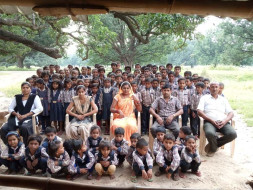 Help village children to get back school
