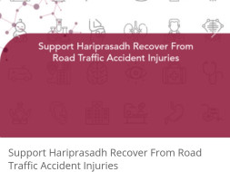 Support Hariprasadh Recover From Road Traffic Accident Injuries