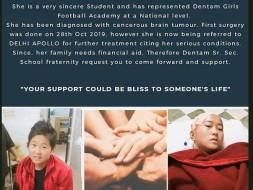 14 Years Old Reeya Lepcha Needs Your Help Fight Brain Tumor