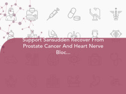 Support Sansudden Recover From Prostate Cancer And Heart Nerve Blockage