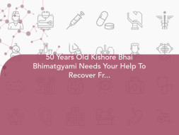 50 Years Old Kishore Bhai Bhimatgyami Needs Your Help To Recover From Paralysis