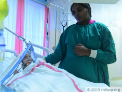B/o Anu suffering from Pneumonia/Respiratory failure/PAH