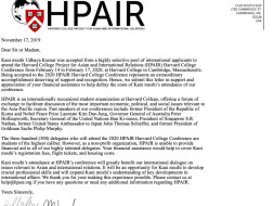 Help Kani attend HPAIR 2020
