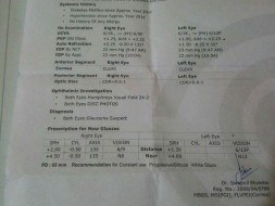 Support Mahesh Recover From Cataract Eyes