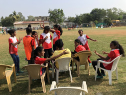 Help Kids From Khusbow Vidya Niketan Play Football