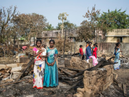Support For The 25 Families Who Lost Their Home In A Fire Accident