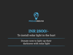 Donate Now To Light-up Their Darkness With Solar Light