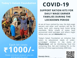 Support for 1 Kalam Center and Benefit 25 slum Kids