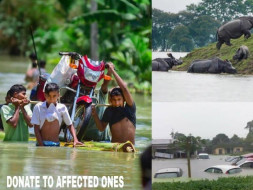 Assam Flood Victims.