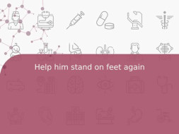 Help him stand on feet again