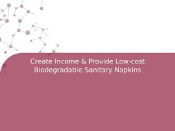 Create Income & Provide Low-cost Biodegradable Sanitary Napkins