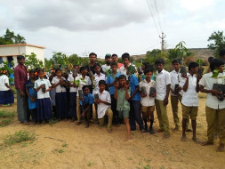 Donate fruit plants to support farmers and to save environment.