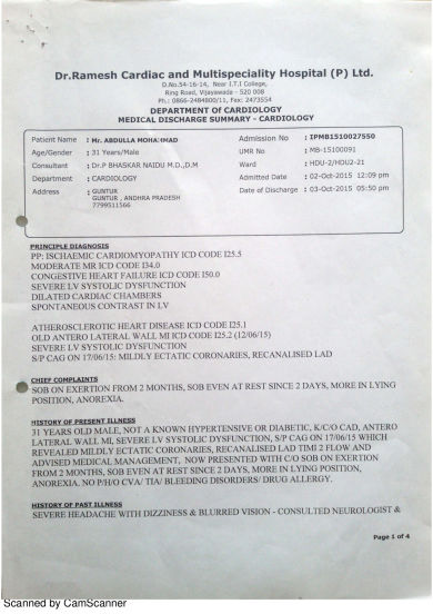 3. Ramesh Hospital Report