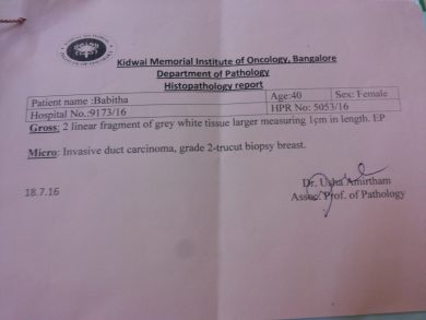 Cancer Detection report