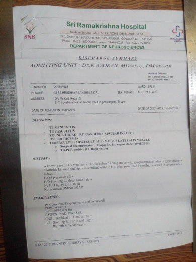 Doctors summary page 1