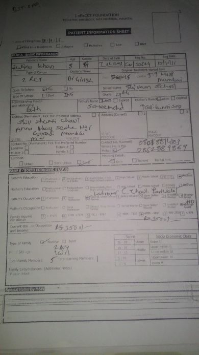 medical chart