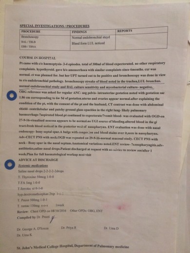 Discharge Summary from St Johns Hospital