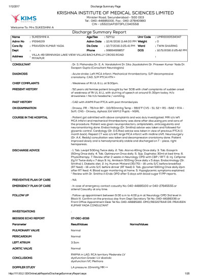 DIAgnosis Summary