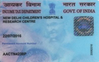 NDCHRC - PAN Card
