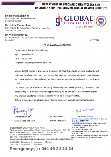 Estimation letter