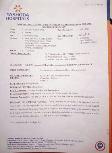 Doctors certificate