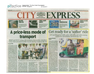 Soft Skills Training to Blr AutoRickshaw Drivers .
