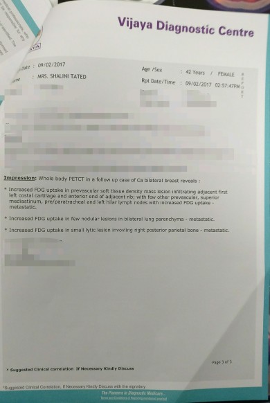 PET SCAN REPORT