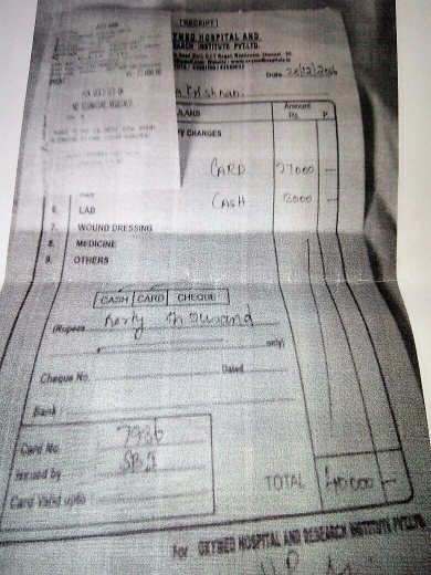 Oxymed hospital bill